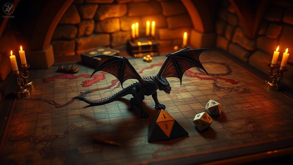 Custom Dungeons & Dragons playmat and gaming mat design