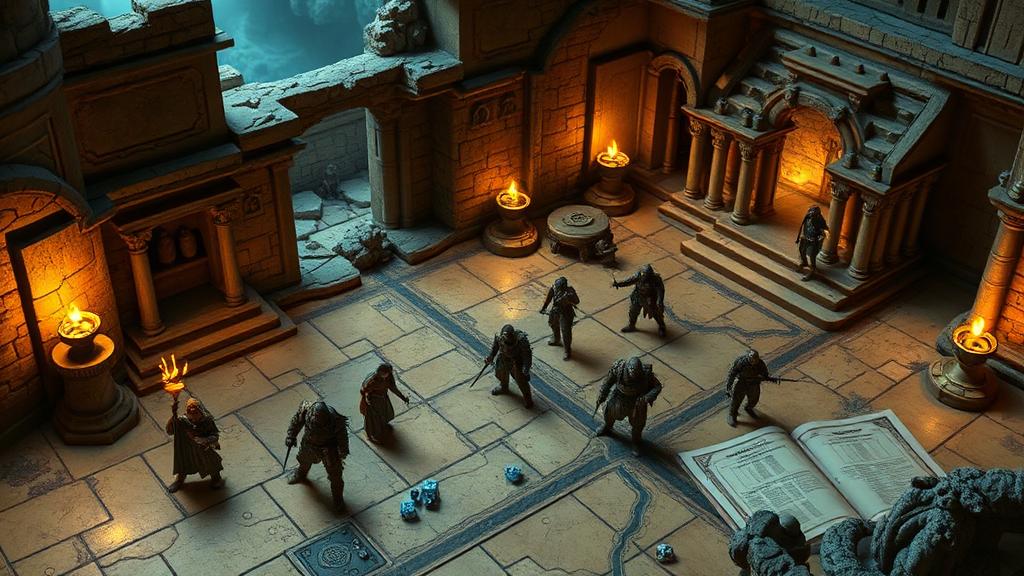 Custom Pathfinder playmat and gaming mat design