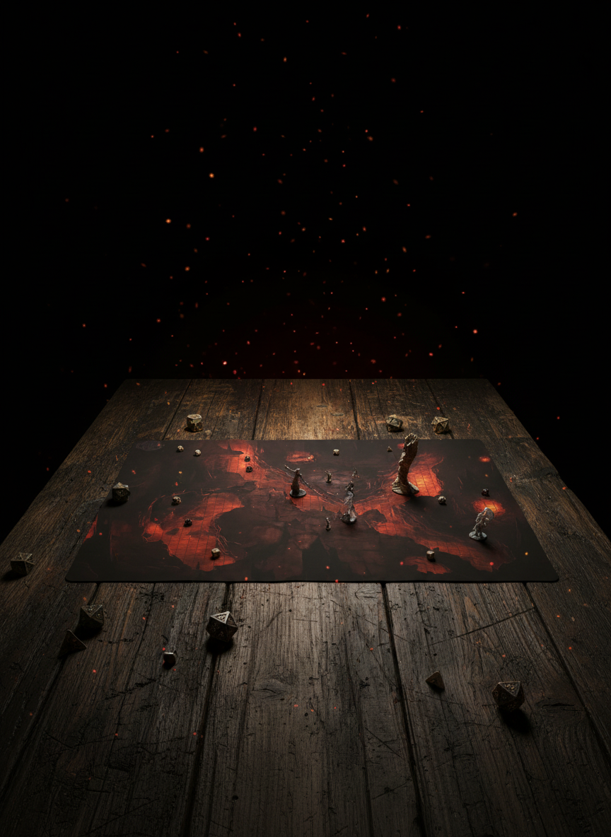 Custom Battle Map - 36x48 D&D & RPG Gaming Mat - 36x48 inch custom gaming mat