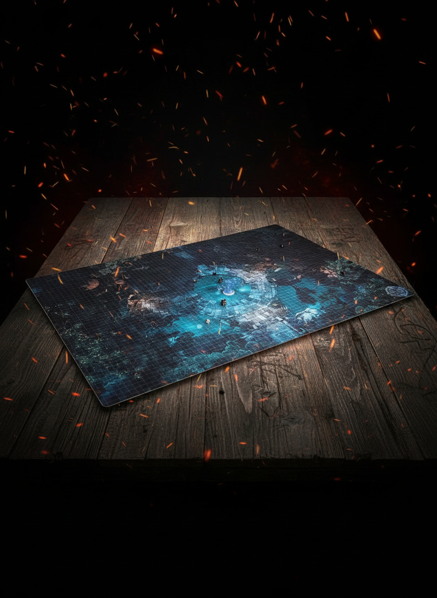 Custom Battle Map - 48x72 D&D & Tabletop RPG Mat - 48x72 inch custom gaming mat